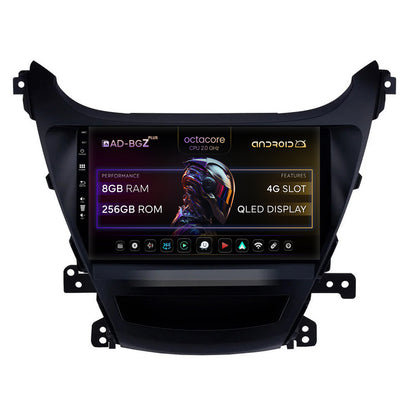 Navigatie Hyundai Elantra (2012-2014), Android, Z-Octacore / 8GB RAM + 256GB ROM, 9Inch - AD-BGZ9008+AD-BGRKIT177