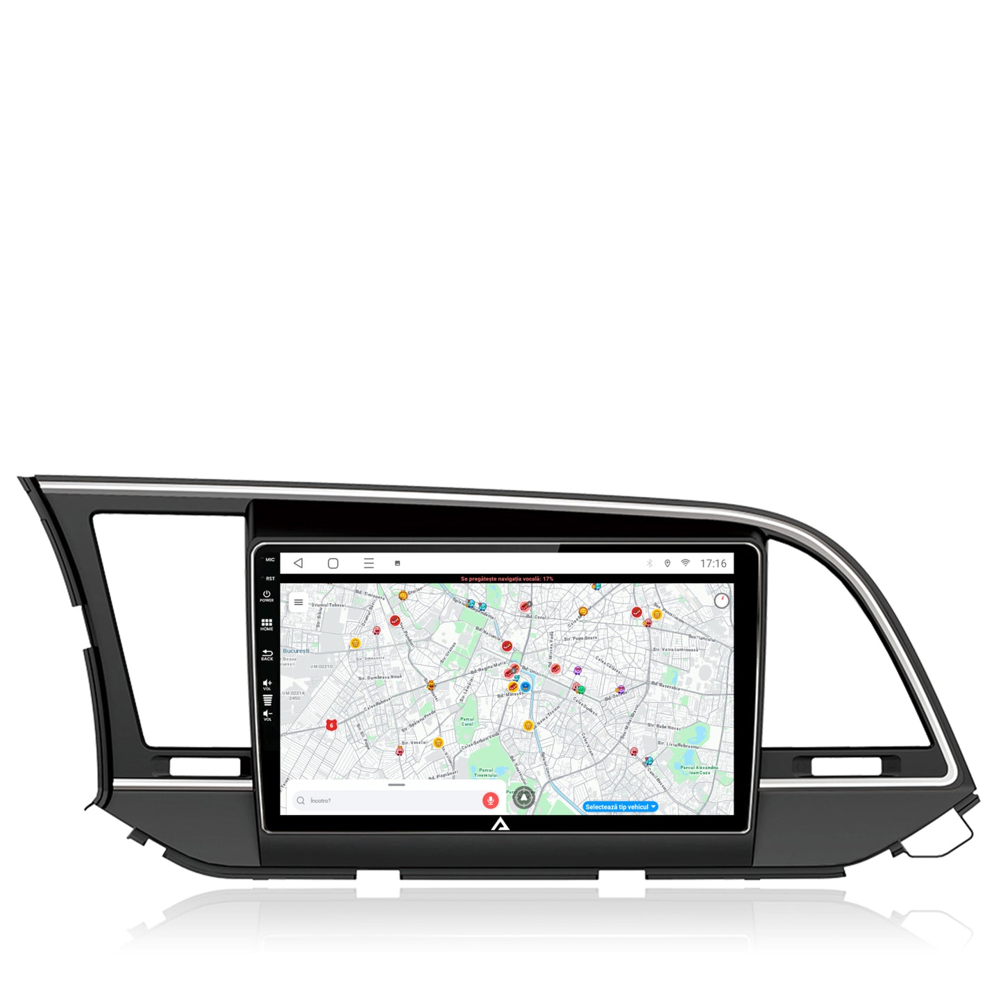Navigatie Hyundai Elantra (2015-2018), Android, E-Octacore / 2GB RAM + 32GB ROM, 9 Inch - AD-BGE9002+AD-BGRKIT180