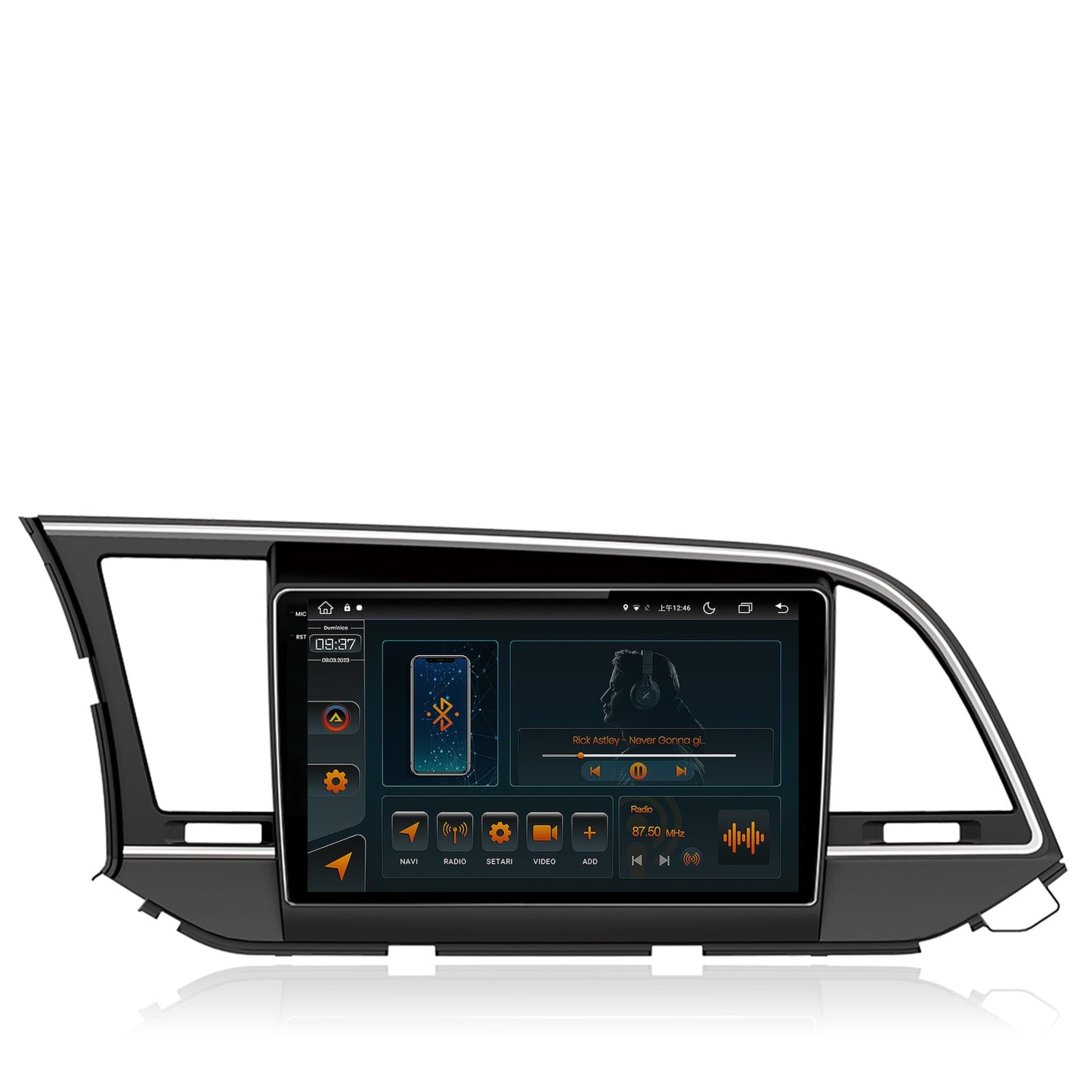 Navigatie Hyundai Elantra (2015-2018), Android, V-Octacore / 4GB RAM + 64GB ROM, 9.5 Inch - AD-BGV9004+AD-BGRKIT180