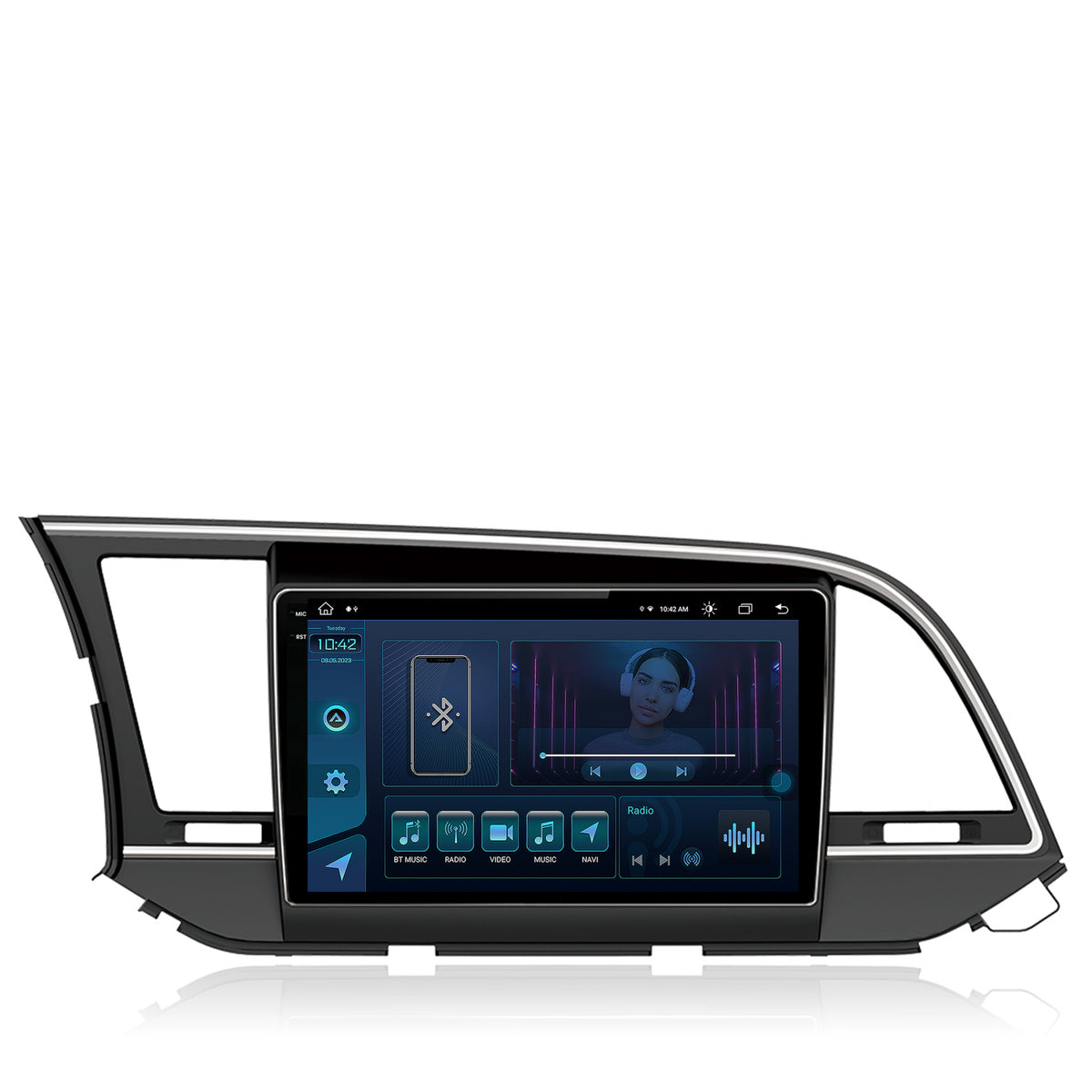 Navigatie Hyundai Elantra (2015-2018), Android, X-Octacore / 8GB RAM + 256GB ROM, 9.5 Inch - AD-BGX9008+AD-BGRKIT180