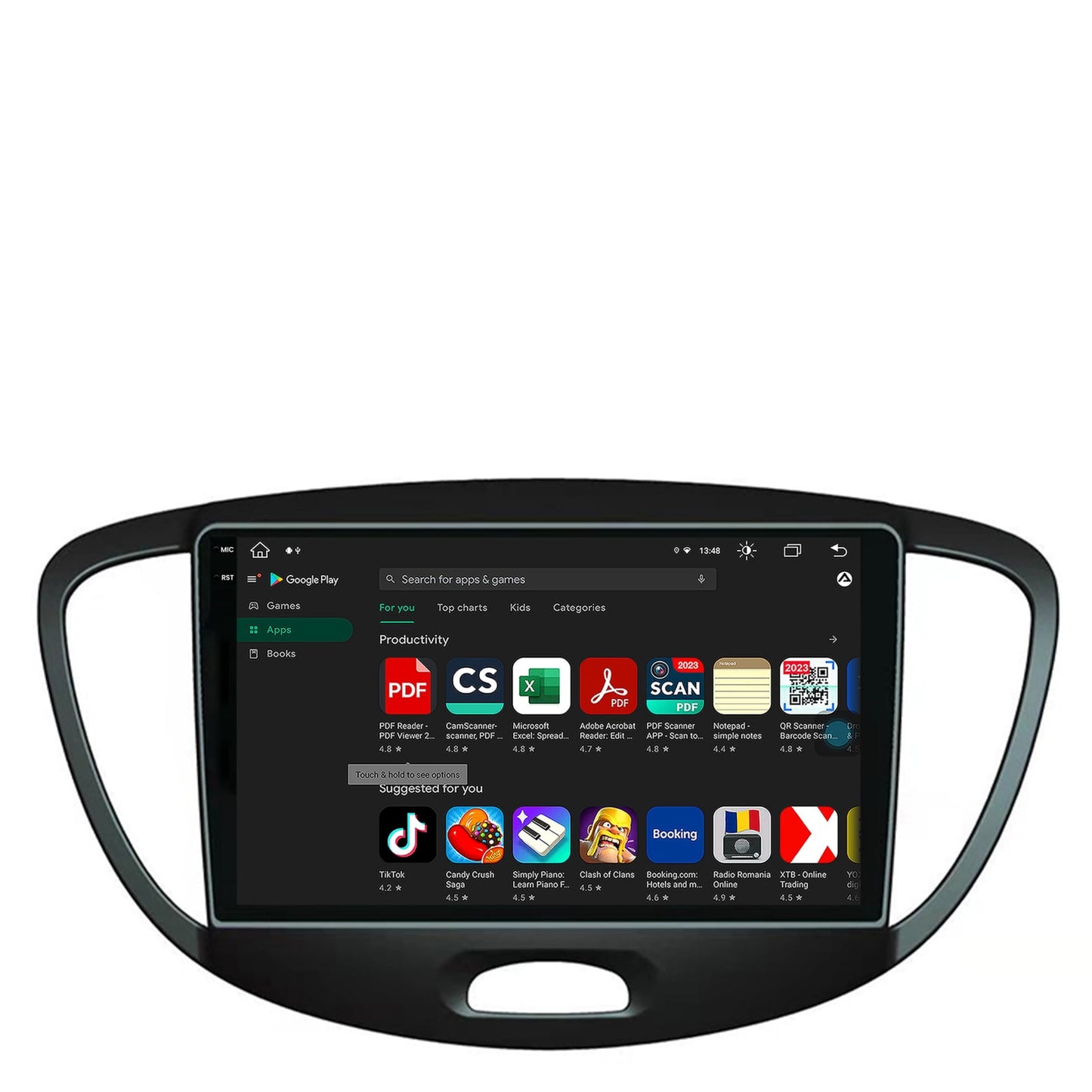 Navigatie Hyundai I10 (2007-2013), Android, V-Octacore / 4GB RAM + 64GB ROM, 9.5 Inch - AD-BGV9004+AD-BGRKIT198