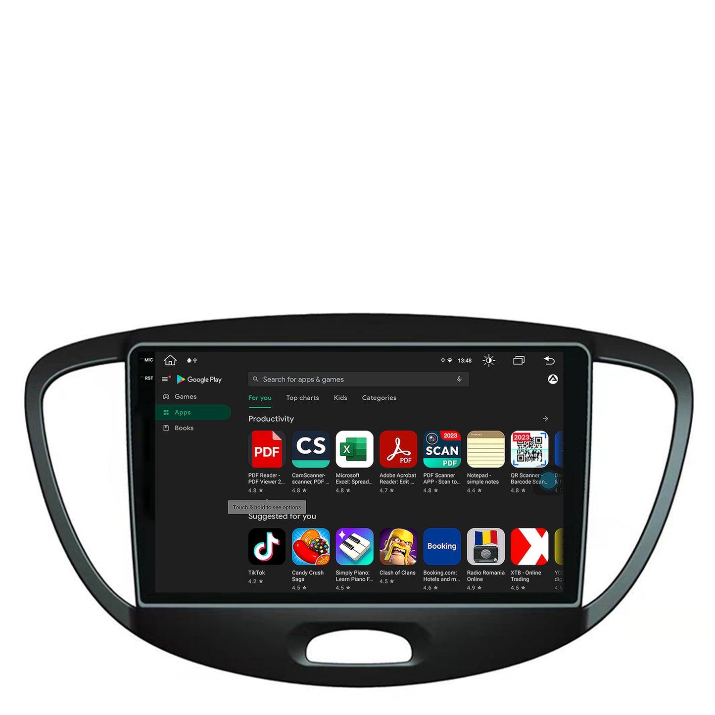 Navigatie Hyundai I10 (2007-2013), Android, X-Octacore / 8GB RAM + 256GB ROM, 9.5 Inch - AD-BGX9008+AD-BGRKIT198