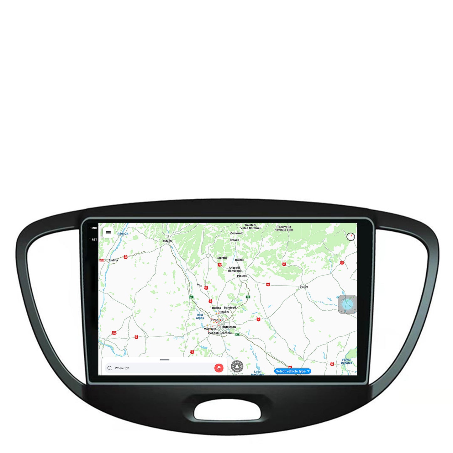 Navigatie Hyundai I10 (2007-2013), Android, X-Octacore / 8GB RAM + 256GB ROM, 9.5 Inch - AD-BGX9008+AD-BGRKIT198