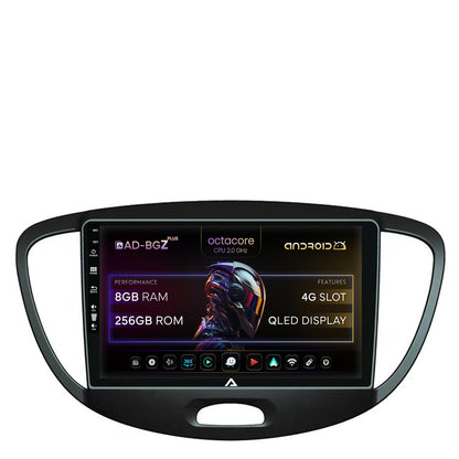 Navigatie Hyundai I10 (2007-2013), Android, Z-Octacore / 8GB RAM + 256GB ROM, 9 Inch - AD-BGZ9008+AD-BGRKIT198