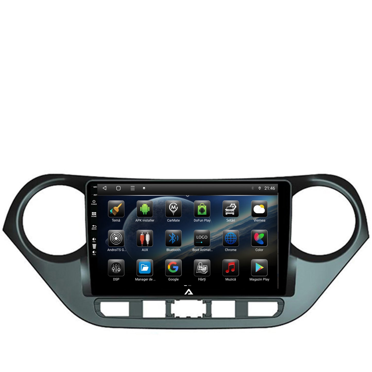 Navigatie Hyundai I10 (2013-2017), Android, E-Octacore / 2GB RAM + 32GB ROM, 9 Inch - AD-BGE9002+AD-BGRKIT196