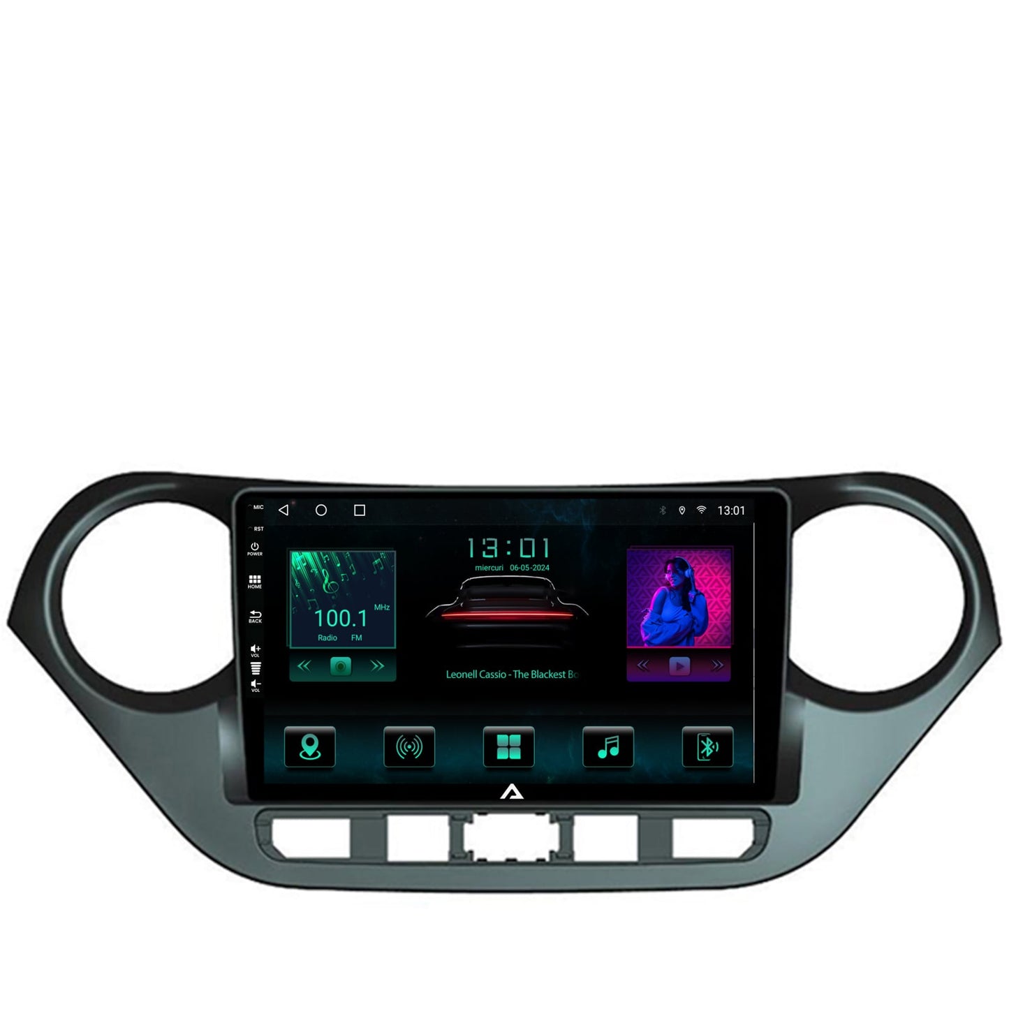 Navigatie Hyundai I10 (2013-2017), Android, A-Octacore / 4GB RAM + 64GB ROM, 9 Inch - AD-BGA9004+AD-BGRKIT196