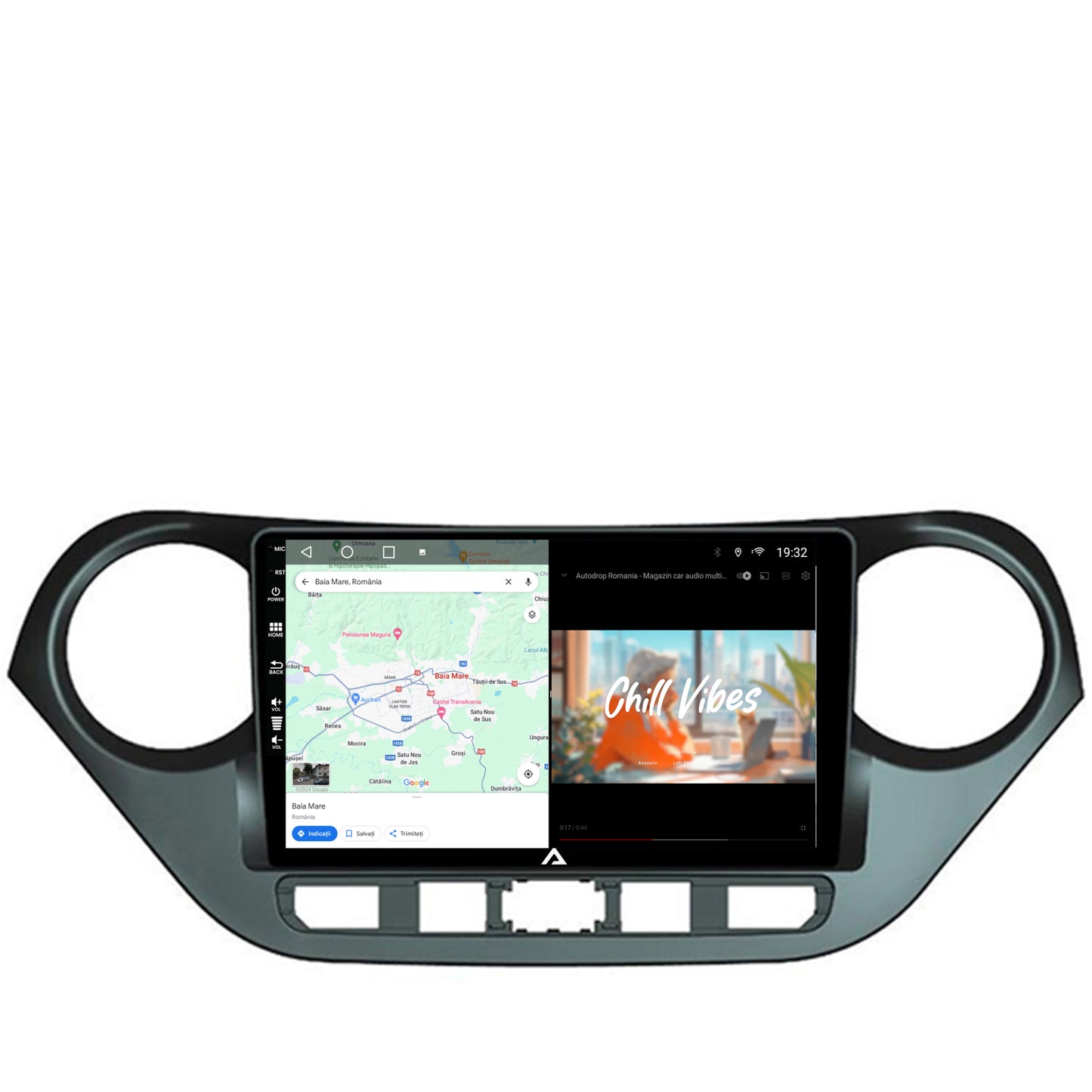 Navigatie Hyundai I10 (2013-2017), Android, A-Octacore / 4GB RAM + 64GB ROM, 9 Inch - AD-BGA9004+AD-BGRKIT196