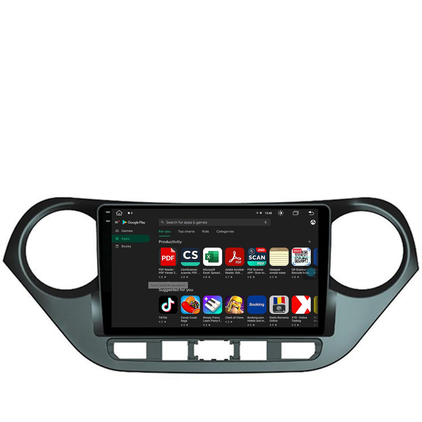 Navigatie Hyundai I10 (2013-2017), Android, V-Octacore / 4GB RAM + 64GB ROM, 9.5 Inch - AD-BGV9004+AD-BGRKIT196