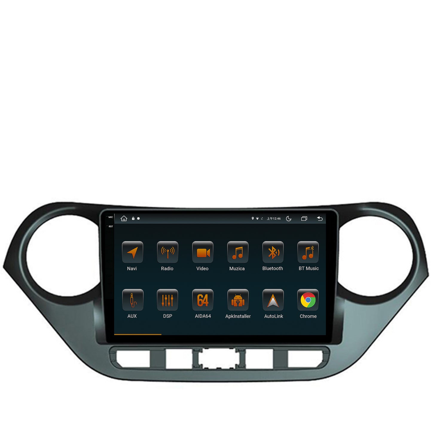 Navigatie Hyundai I10 (2013-2017), Android, V-Octacore / 4GB RAM + 64GB ROM, 9.5 Inch - AD-BGV9004+AD-BGRKIT196