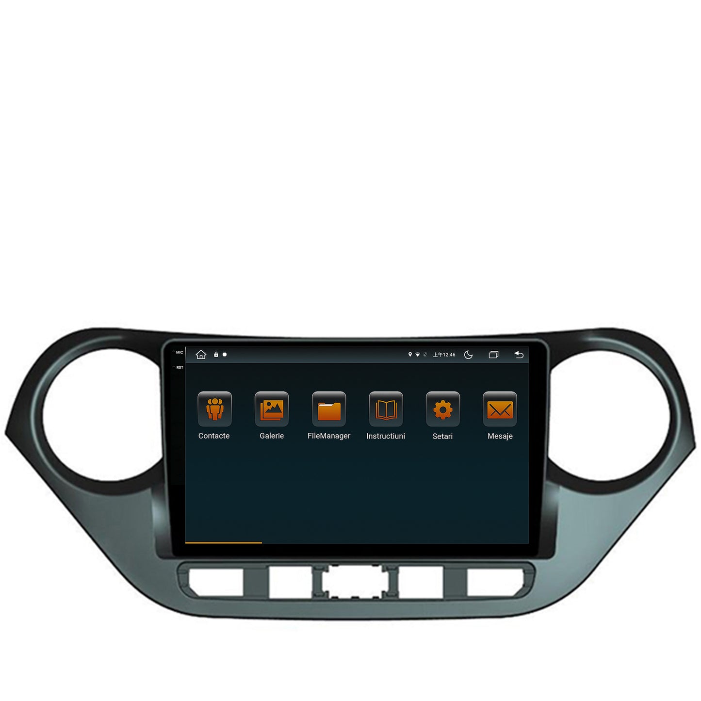 Navigatie Hyundai I10 (2013-2017), Android, V-Octacore / 4GB RAM + 64GB ROM, 9.5 Inch - AD-BGV9004+AD-BGRKIT196