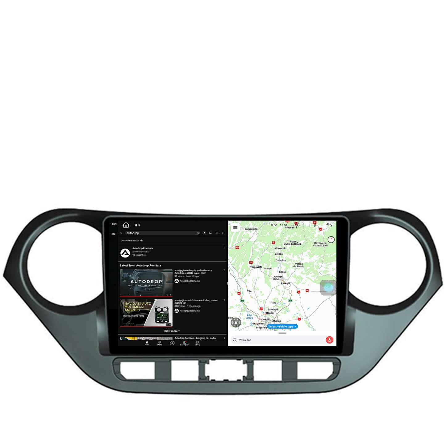 Navigatie Hyundai I10 (2013-2017), Android, X-Octacore / 8GB RAM + 256GB ROM, 9.5 Inch - AD-BGX9008+AD-BGRKIT196