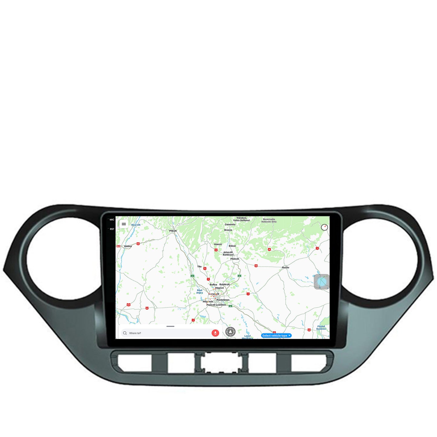 Navigatie Hyundai I10 (2013-2017), Android, X-Octacore / 8GB RAM + 256GB ROM, 9.5 Inch - AD-BGX9008+AD-BGRKIT196