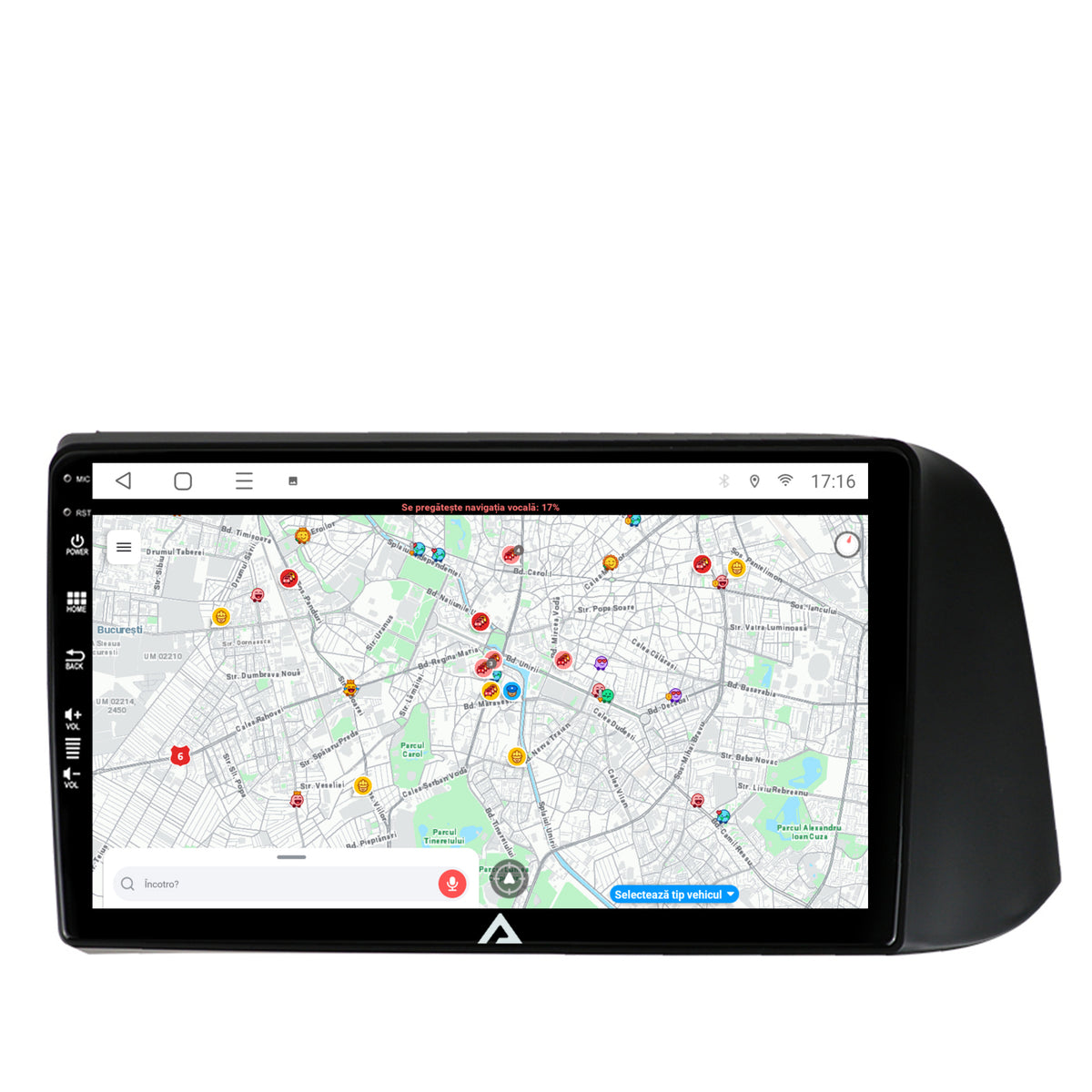 Navigatie Hyundai I10 (2020+), Android, E-Octacore / 2GB RAM + 32GB ROM, 9 Inch - AD-BGE9002+AD-BGRKIT221