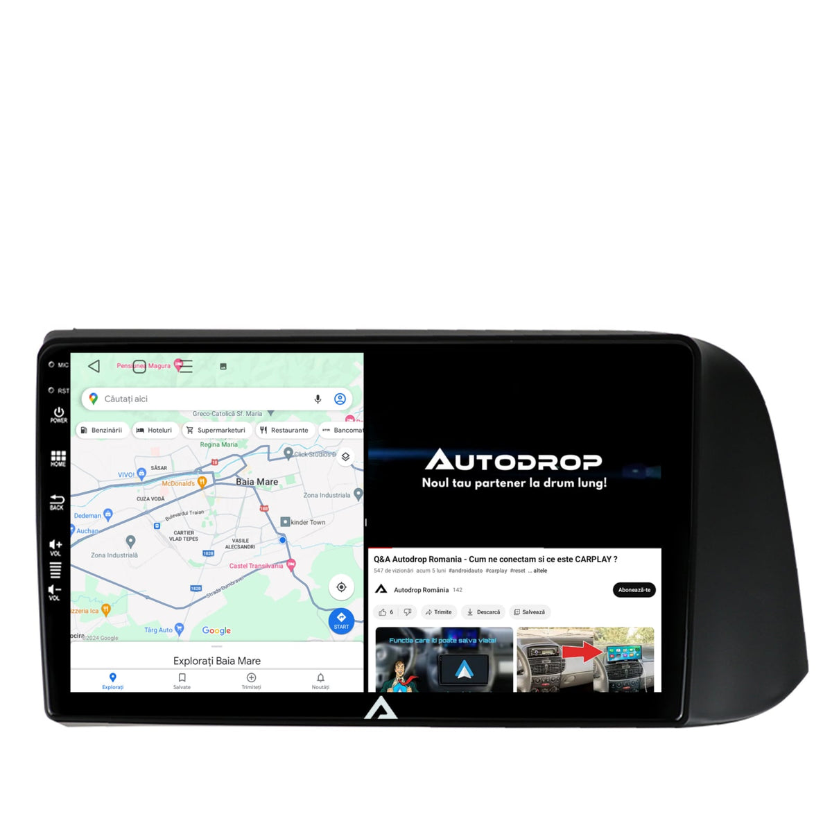Navigatie Hyundai I10 (2020+), Android, E-Octacore / 2GB RAM + 32GB ROM, 9 Inch - AD-BGE9002+AD-BGRKIT221