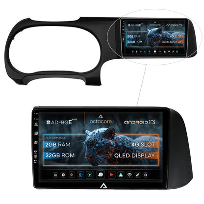Navigatie Hyundai I10 (2020+), Android, E-Octacore / 2GB RAM + 32GB ROM, 9 Inch - AD-BGE9002+AD-BGRKIT221