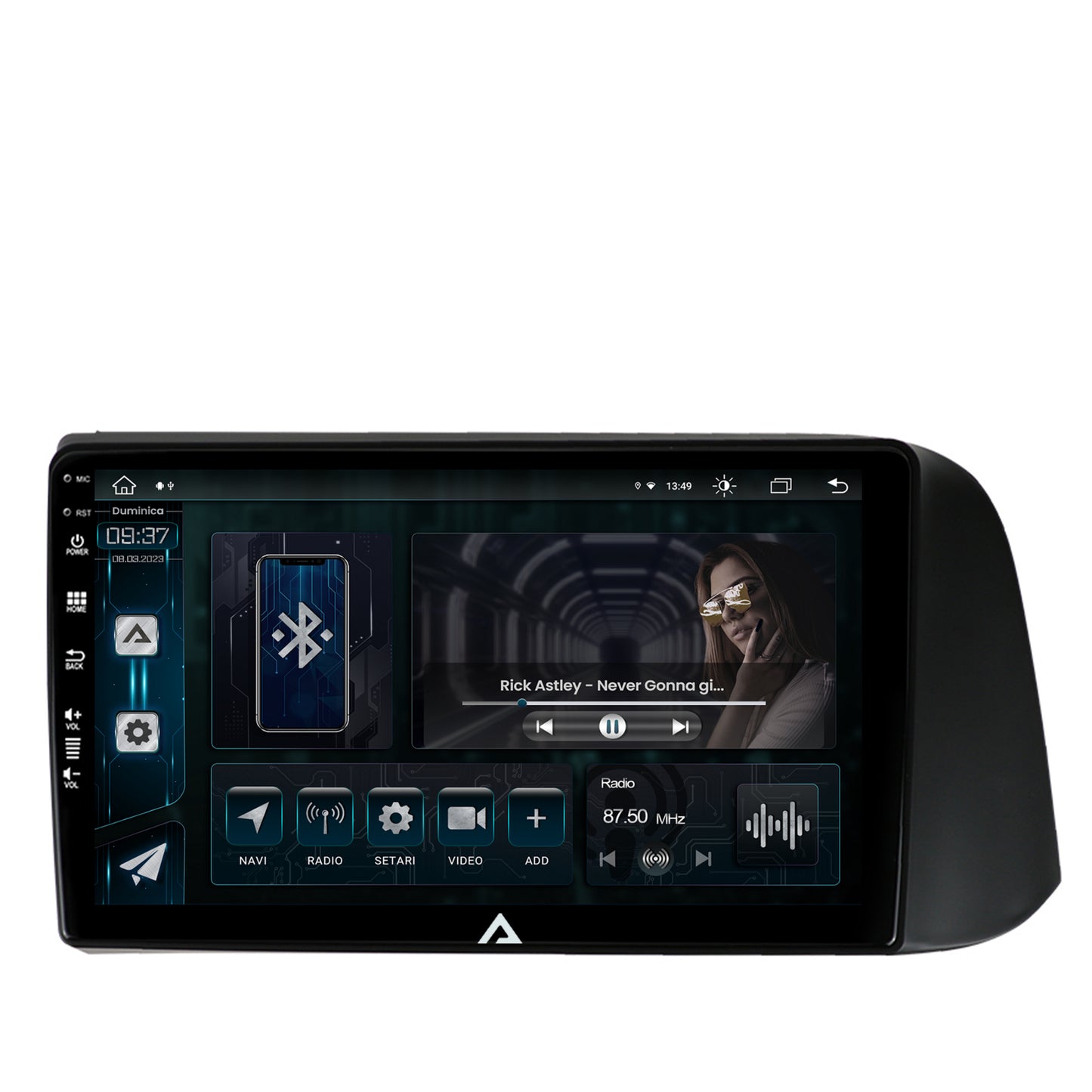 Navigatie Hyundai I10 (2020+), Android, Z-Octacore / 8GB RAM + 256GB ROM, 9 Inch - AD-BGZ9008+AD-BGRKIT221