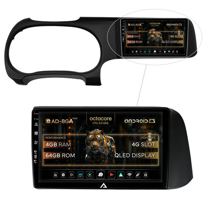 Navigatie Hyundai I10 (2020+), Android, A-Octacore / 4GB RAM + 64GB ROM, 9 Inch - AD-BGA9004+AD-BGRKIT221