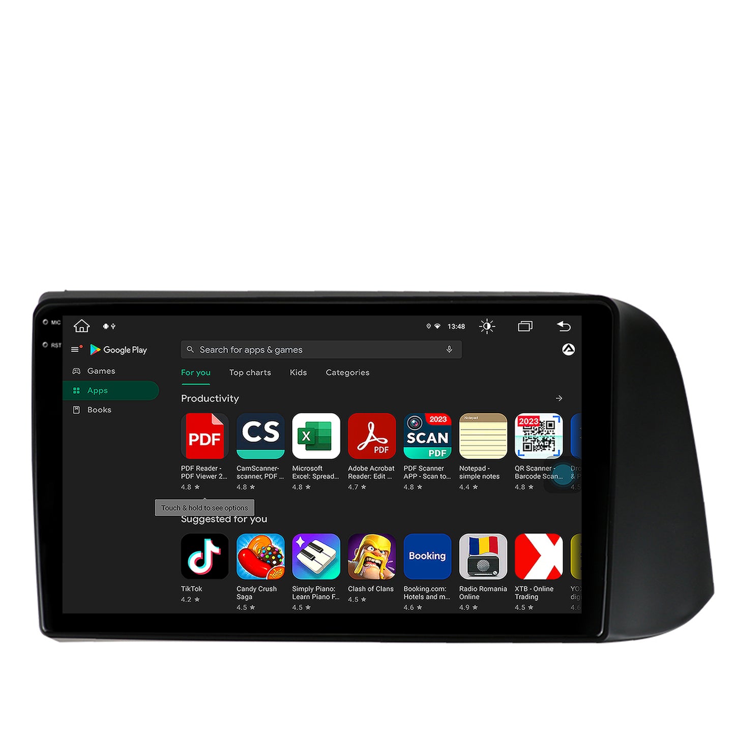 Navigatie Hyundai I10 (2020+), Android, V-Octacore / 4GB RAM + 64GB ROM, 9.5 Inch - AD-BGV9004+AD-BGRKIT221