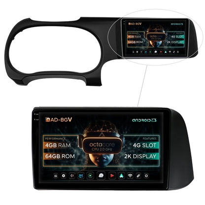Navigatie Hyundai I10 (2020+), Android, V-Octacore / 4GB RAM + 64GB ROM, 9.5 Inch - AD-BGV9004+AD-BGRKIT221