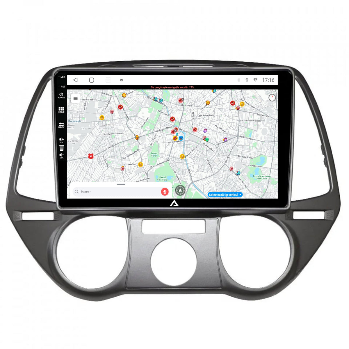 Navigatie Hyundai I20 (2008-2012), Android, E-Octacore / 2GB RAM + 32GB ROM, 9 Inch - AD-BGE9002+AD-BGRKIT194