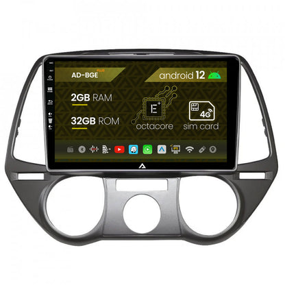 Navigatie Hyundai I20 (2008-2012), Android, E-Octacore / 2GB RAM + 32GB ROM, 9 Inch - AD-BGE9002+AD-BGRKIT194