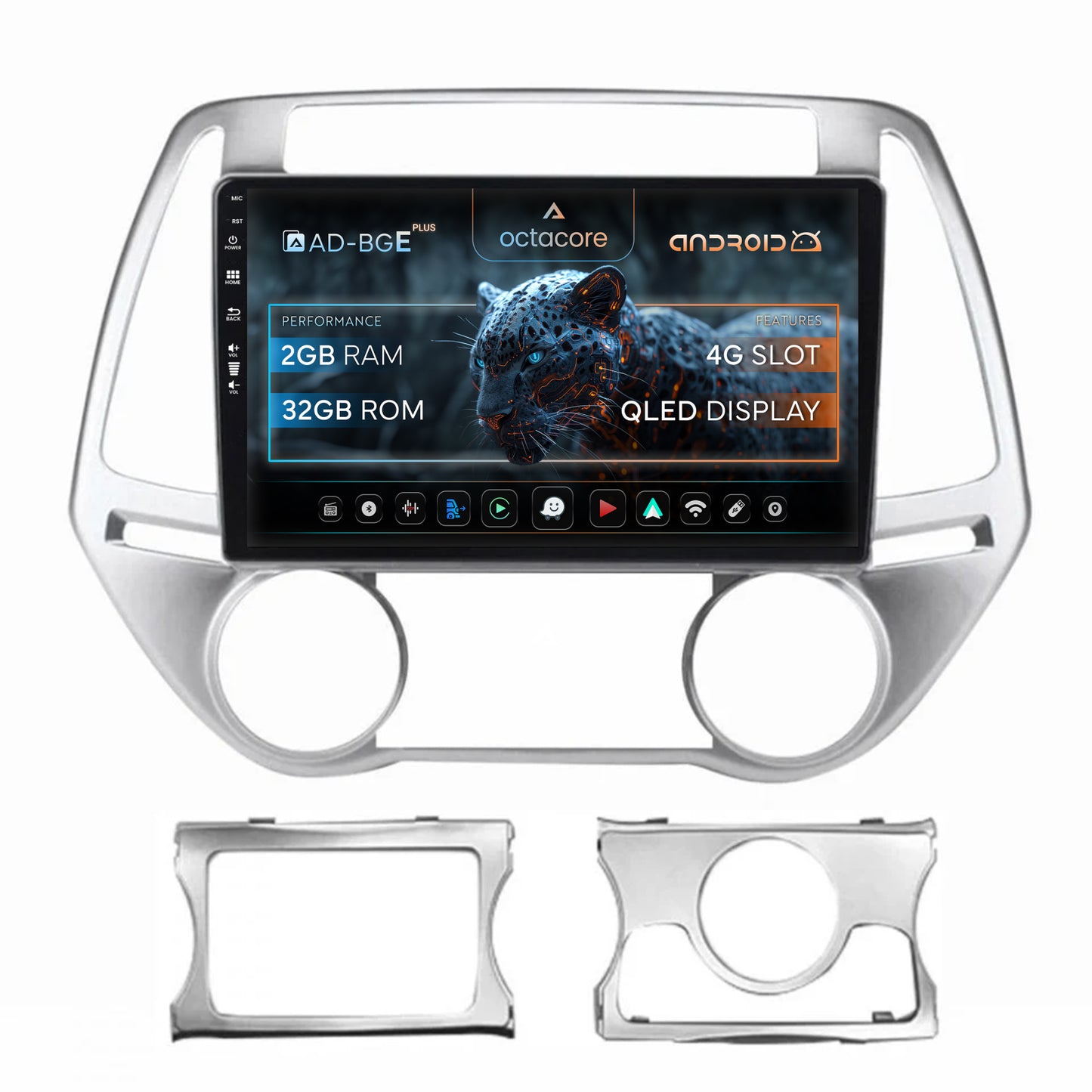 Navigatie Hyundai I20 (2012-2014), Android, E-Octacore / 2GB RAM + 32GB ROM, 9 Inch - AD-BGE9002+AD-BGRKIT218