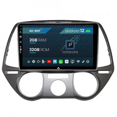Navigatie Hyundai I20 (2008-2012), Android, P-Octacore / 2GB RAM + 32GB ROM, 9 Inch - AD-BGP9002+AD-BGRKIT219