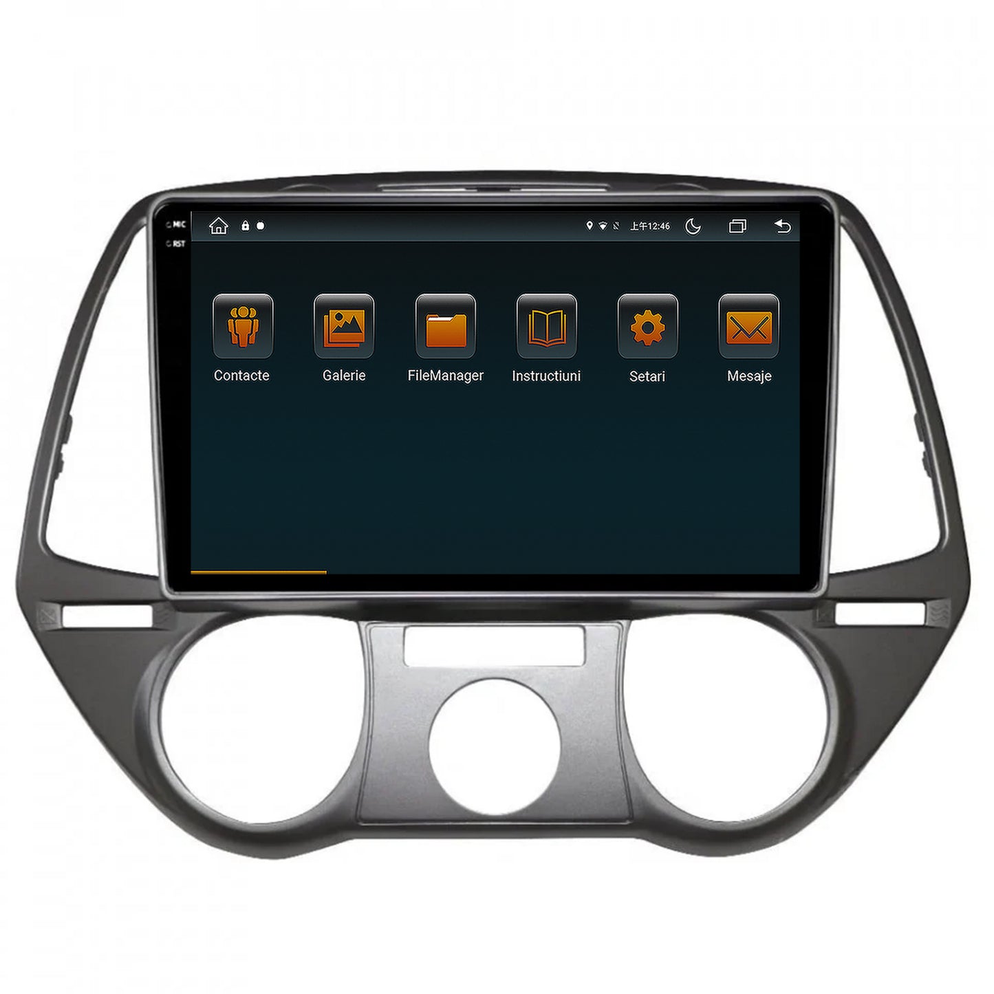 Navigatie Hyundai I20 (2008-2012), Android, V-Octacore / 4GB RAM + 64GB ROM, 9.5 Inch - AD-BGV9004+AD-BGRKIT219