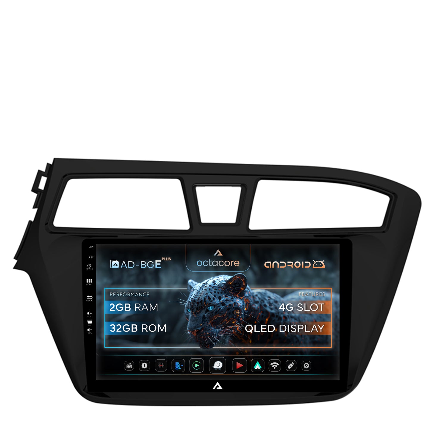 Navigatie Hyundai I20 (2014-2018), Android, E-Octacore / 2GB RAM + 32GB ROM, 9 Inch - AD-BGE9002+AD-BGRKIT194