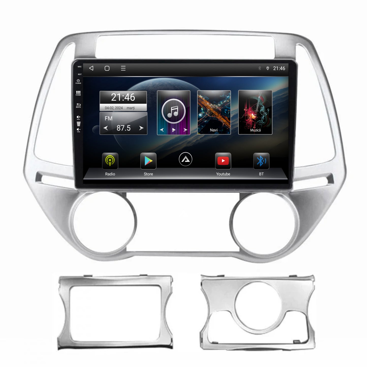 Navigatie Hyundai I20 (2012-2014), Android, E-Octacore / 2GB RAM + 32GB ROM, 9 Inch - AD-BGE9002+AD-BGRKIT218