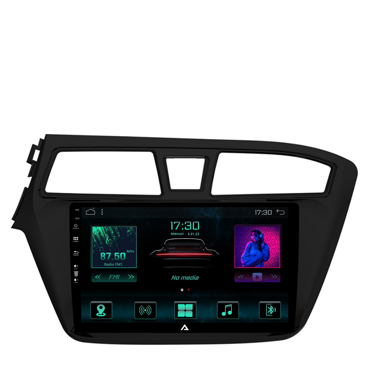 Navigatie Hyundai I20 (2014-2018), Android, A-Octacore / 4GB RAM + 64GB ROM, 9 Inch - AD-BGA9004+AD-BGRKIT194