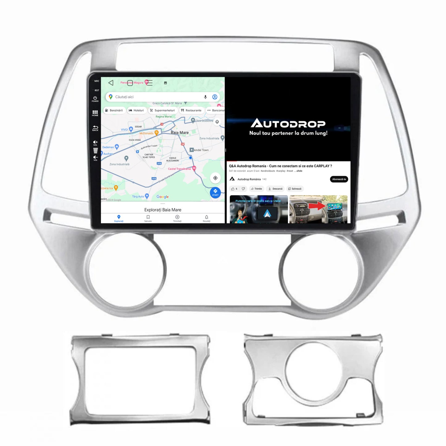 Navigatie Hyundai I20 (2012-2014), Android, A-Octacore / 4GB RAM + 64GB ROM, 9 Inch - AD-BGA9004+AD-BGRKIT218