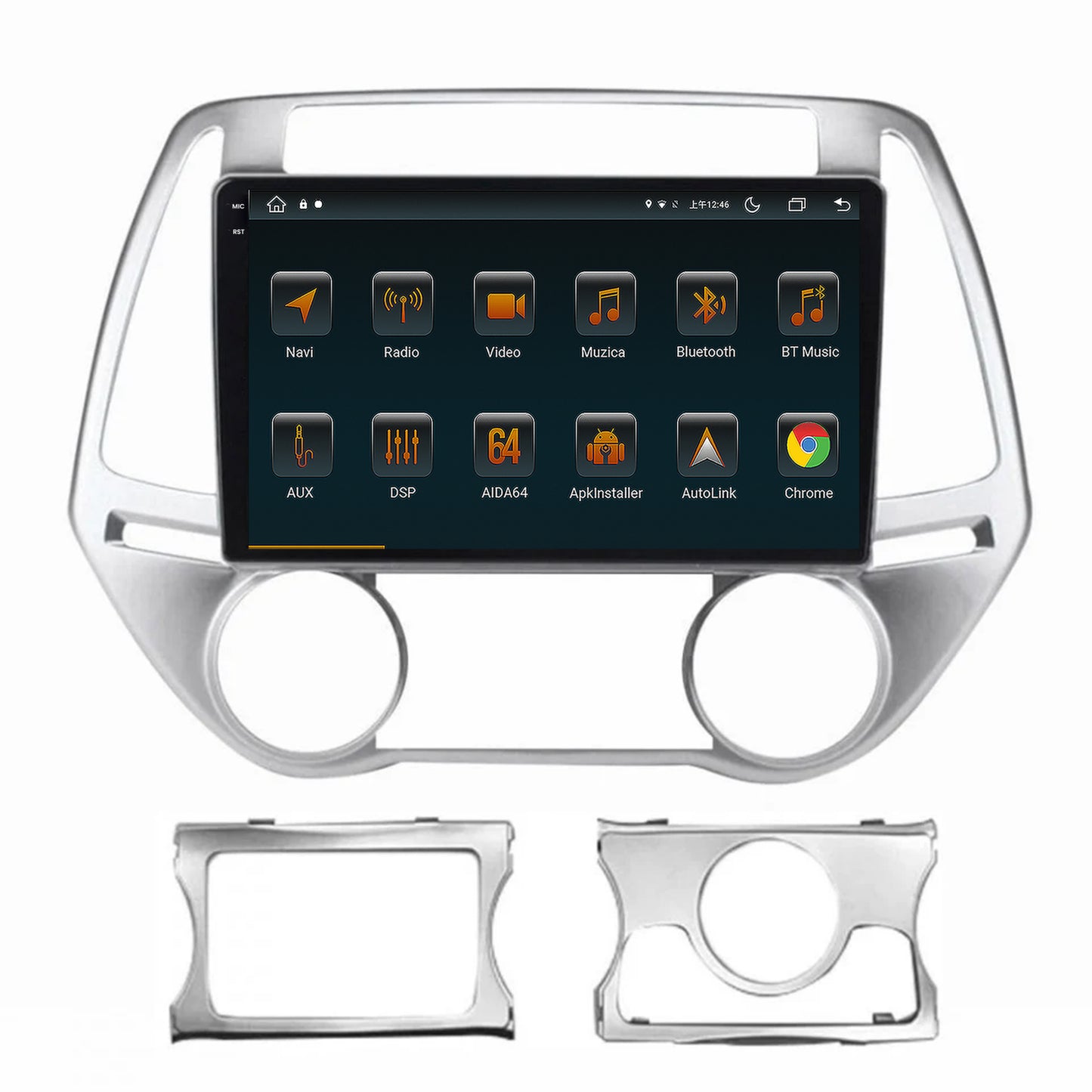 Navigatie Hyundai I20 (2012-2014), Android, V-Octacore / 4GB RAM + 64GB ROM, 9.5 Inch - AD-BGV9004+AD-BGRKIT218