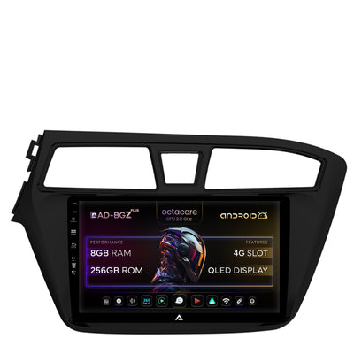 Navigatie Hyundai I20 (2014-2018), Android, Z-Octacore / 8GB RAM + 256GB ROM, 9 Inch - AD-BGZ9008+AD-BGRKIT194
