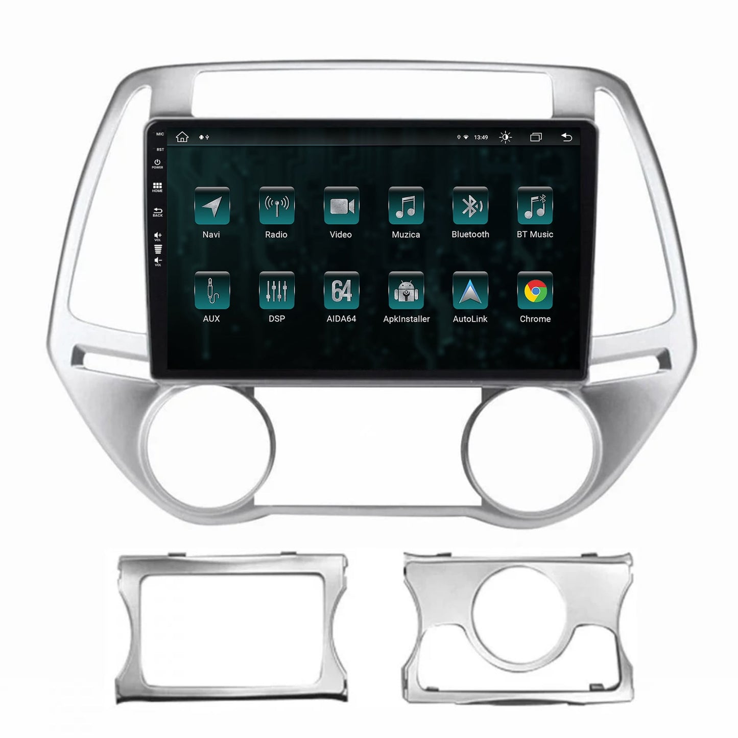 Navigatie Hyundai I20 (2012-2014), Android, Z-Octacore / 8GB RAM + 256GB ROM, 9 Inch - AD-BGZ9008+AD-BGRKIT218