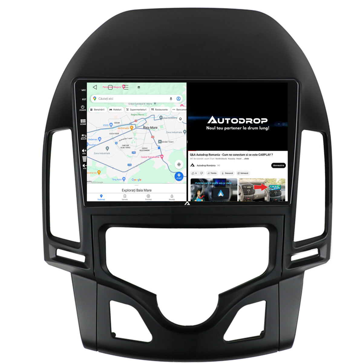 Navigatie Hyundai I30 (2007-2012), Clima Automata, Android, P-Octacore / 2GB RAM + 32GB ROM, 9 Inch - AD-BGP9002+AD-BGRKIT216
