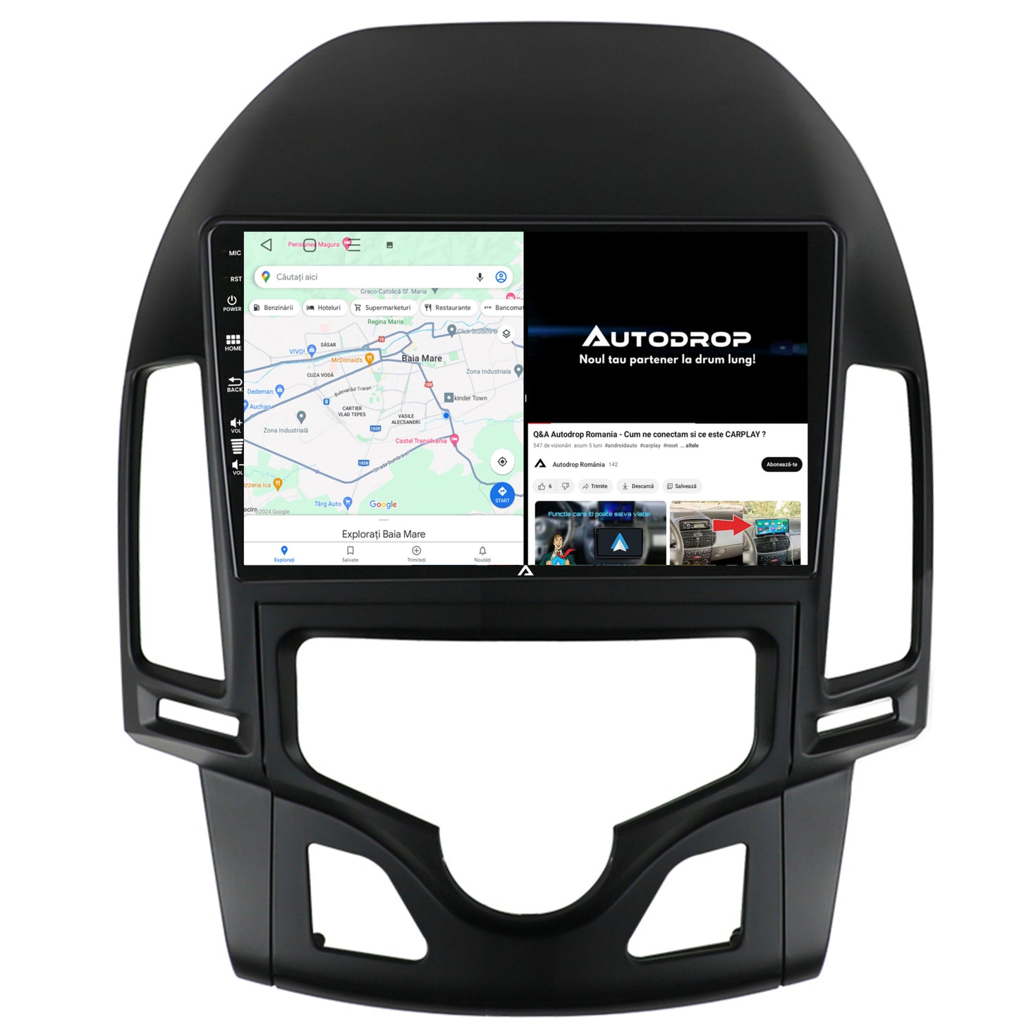 Navigatie Hyundai I30 (2007-2012), Clima Automata, Android, P-Octacore / 2GB RAM + 32GB ROM, 9 Inch - AD-BGP9002+AD-BGRKIT216