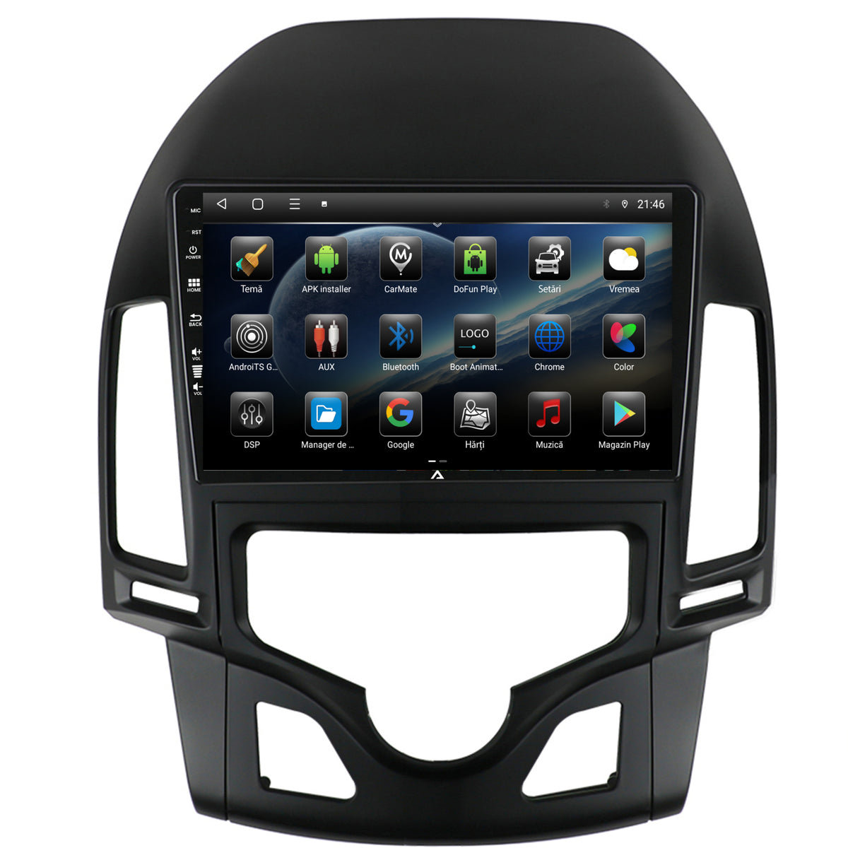 Navigatie Hyundai I30 (2007-2012), Clima Automata, Android, P-Octacore / 2GB RAM + 32GB ROM, 9 Inch - AD-BGP9002+AD-BGRKIT216