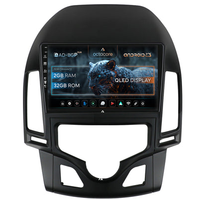Navigatie Hyundai I30 (2007-2012), Clima Automata, Android, P-Octacore / 2GB RAM + 32GB ROM, 9 Inch - AD-BGP9002+AD-BGRKIT216