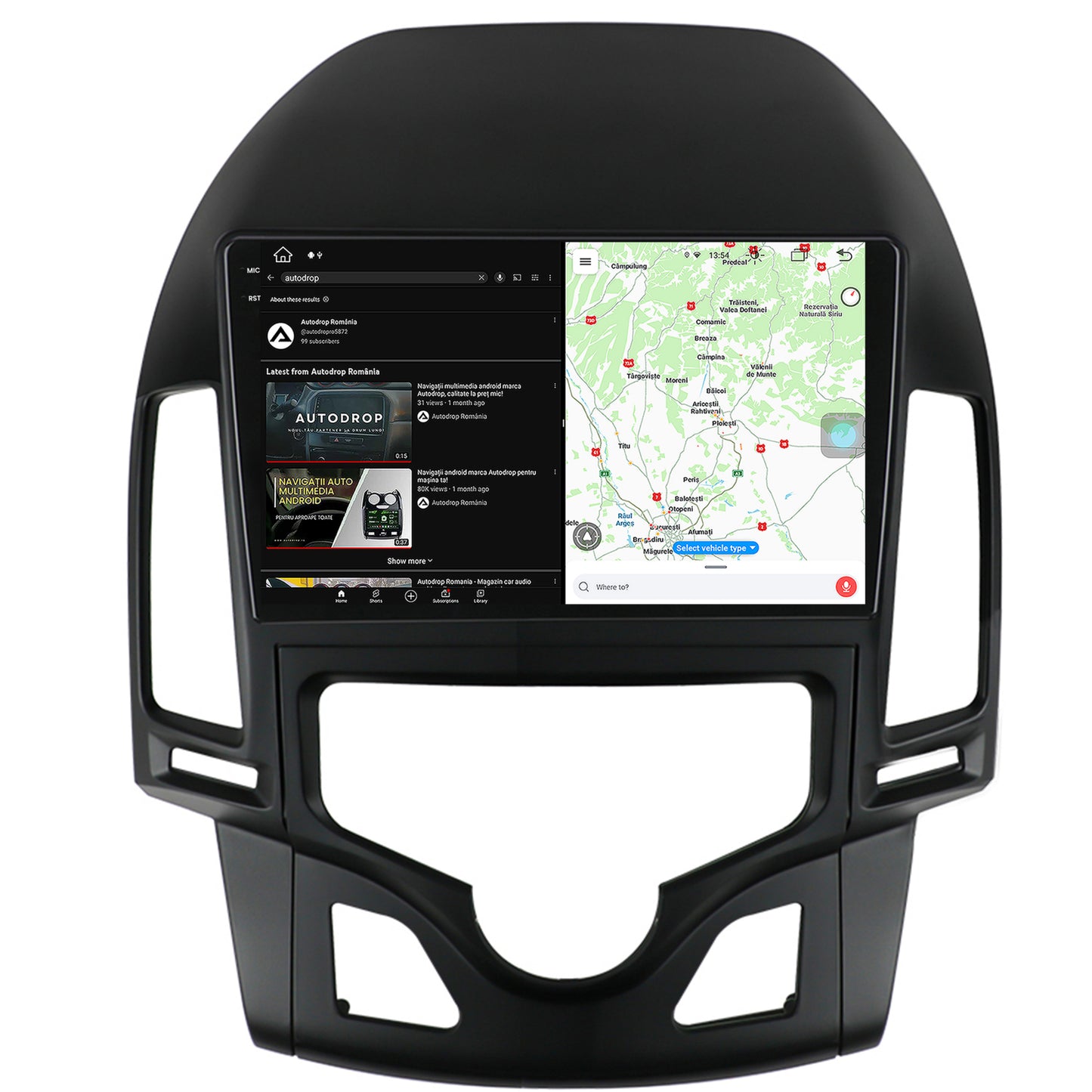 Navigatie Hyundai I30 (2007-2012), Clima Automata, Android, V-Octacore / 4GB RAM + 64GB ROM, 9.5 Inch - AD-BGV9004+AD-BGRKIT216