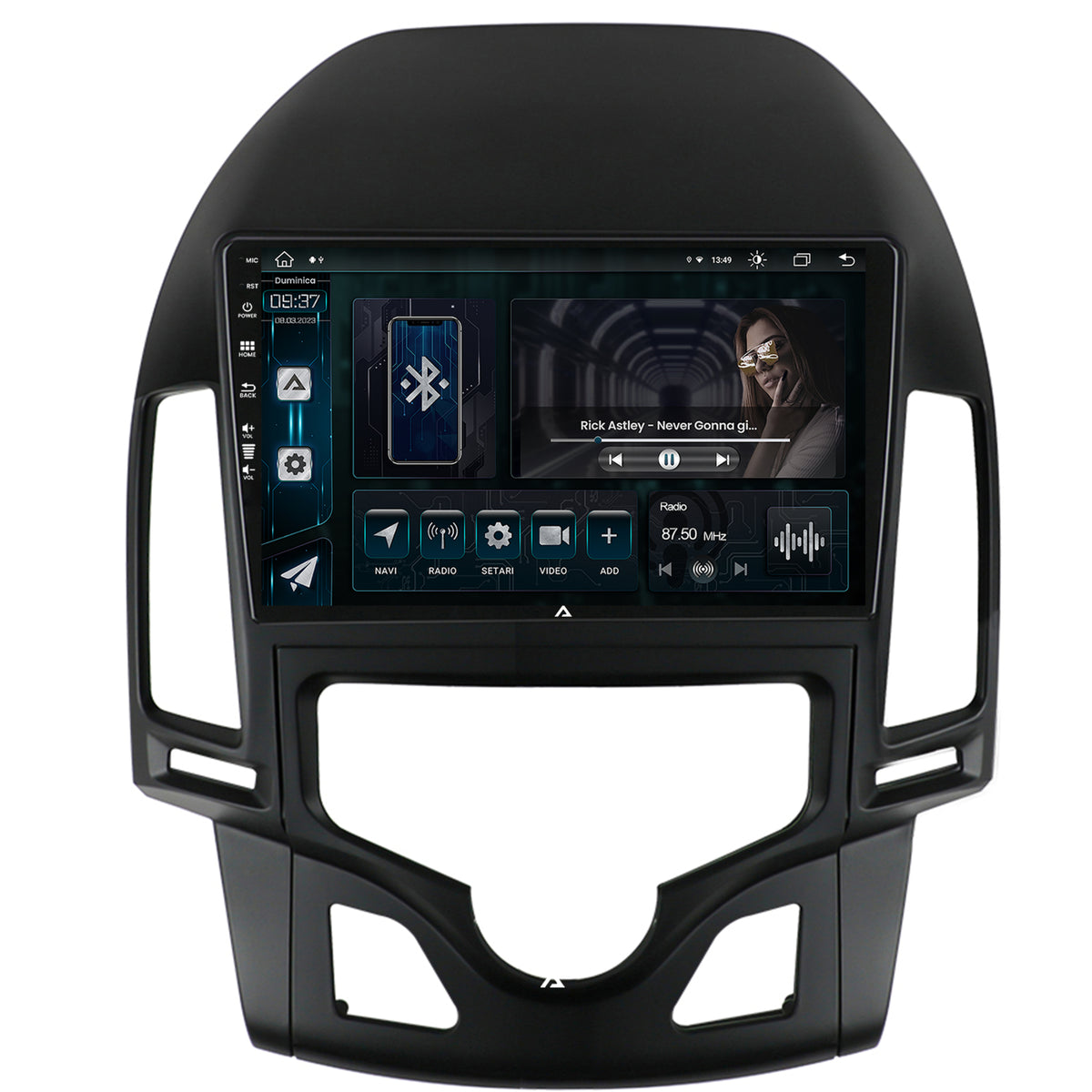 Navigatie Hyundai I30 (2007-2012), Clima Automata, Android, Z-Octacore / 8GB RAM + 256GB ROM, 9 Inch - AD-BGZ9008+AD-BGRKIT216
