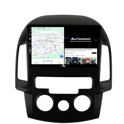Navigatie Hyundai I30 (2007-2012), Clima Manuala, Android, E-Octacore / 2GB RAM + 32GB ROM, 9 Inch - AD-BGE9002+AD-BGRKIT217
