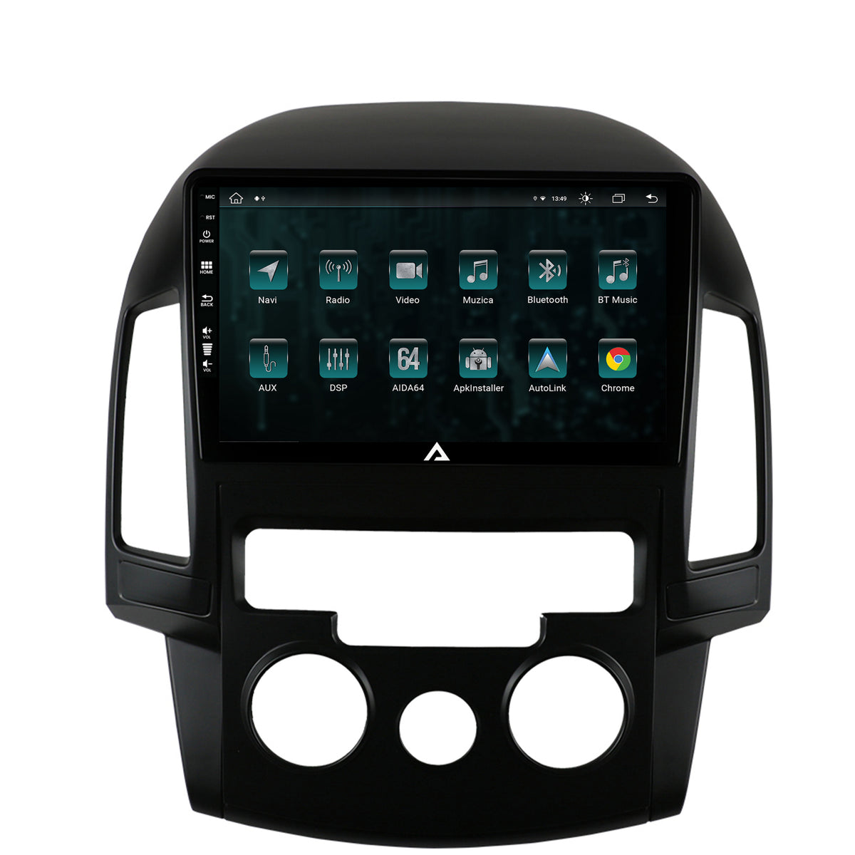 Navigatie Hyundai I30 (2007-2012), Clima manuala, Android, Z-Octacore / 8GB RAM + 256GB ROM, 9 Inch - AD-BGZ9008+AD-BGRKIT217