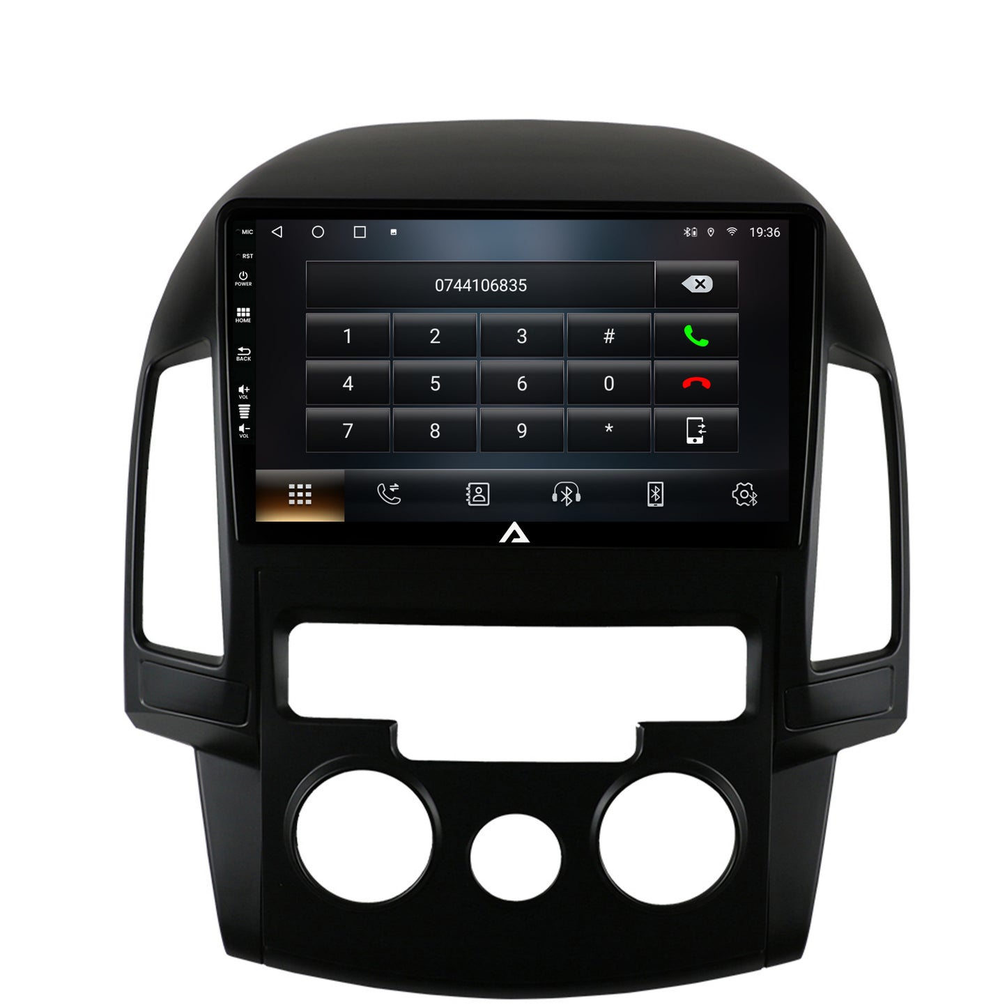 Navigatie Hyundai I30 (2007-2012), Clima Manuala, Android, A-Octacore / 4GB RAM + 64GB ROM, 9 Inch - AD-BGA9004+AD-BGRKIT217