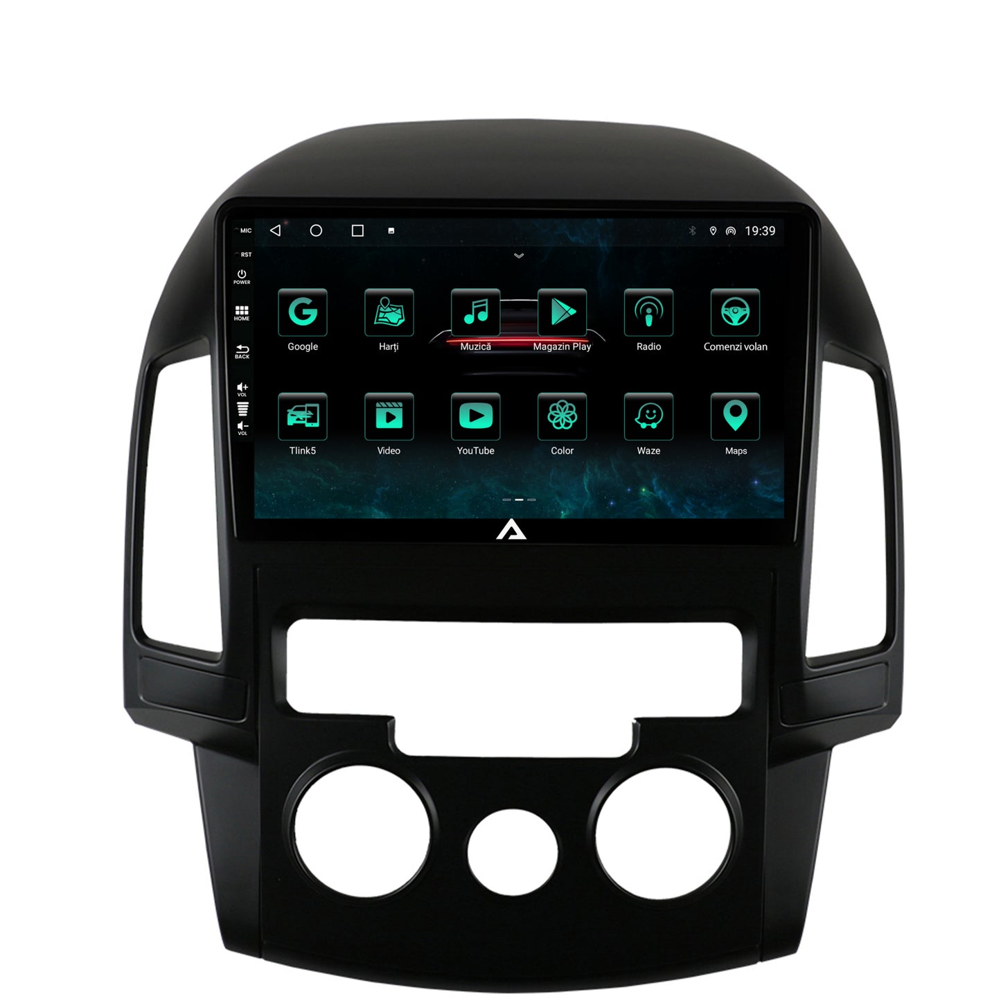 Navigatie Hyundai I30 (2007-2012), Clima Manuala, Android, A-Octacore / 4GB RAM + 64GB ROM, 9 Inch - AD-BGA9004+AD-BGRKIT217