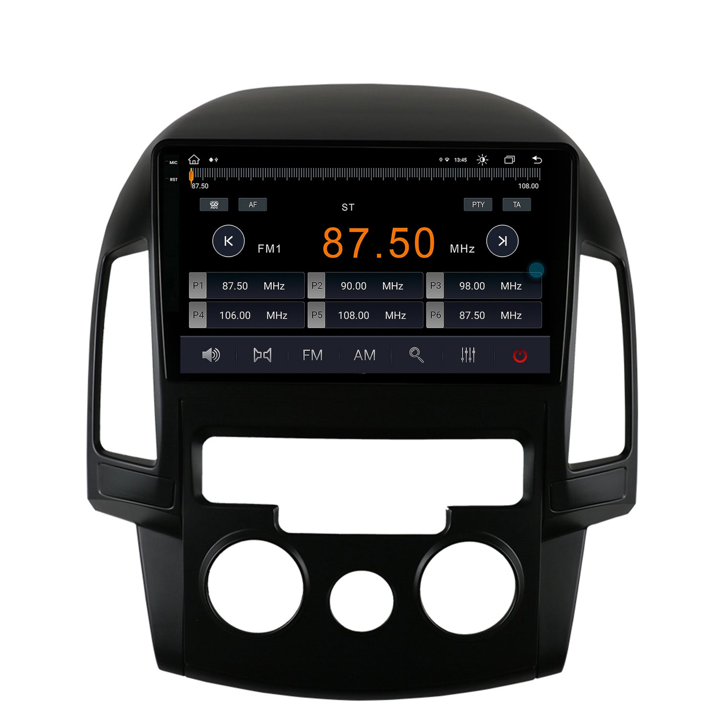 Navigatie Hyundai I30 (2007-2012), Clima manuala, Android, V-Octacore / 4GB RAM + 64GB ROM, 9.5 Inch - AD-BGV9004+AD-BGRKIT217