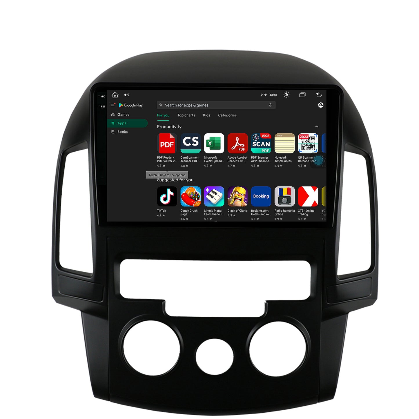 Navigatie Hyundai I30 (2007-2012), Clima manuala, Android, V-Octacore / 4GB RAM + 64GB ROM, 9.5 Inch - AD-BGV9004+AD-BGRKIT217