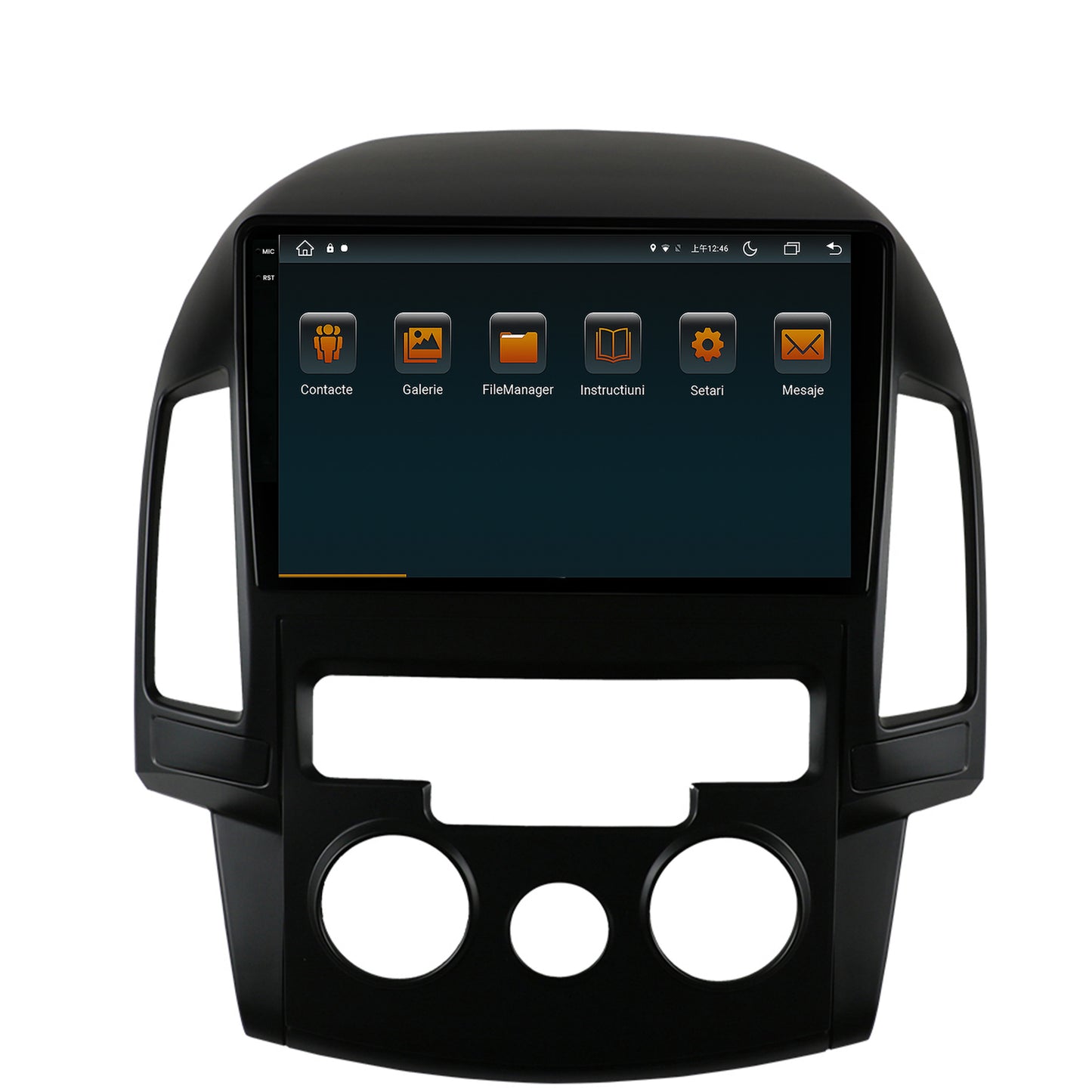 Navigatie Hyundai I30 (2007-2012), Clima manuala, Android, V-Octacore / 4GB RAM + 64GB ROM, 9.5 Inch - AD-BGV9004+AD-BGRKIT217