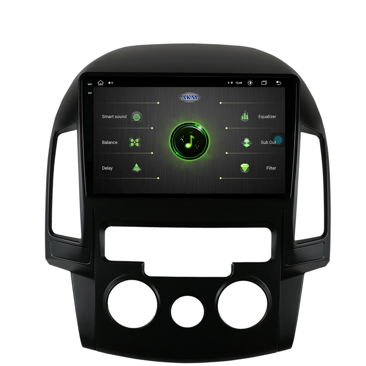 Navigatie Hyundai I30 (2007-2012), Clima manuala, Android, X-Octacore / 8GB RAM + 256GB ROM, 9.5 Inch - AD-BGX9008+AD-BGRKIT217
