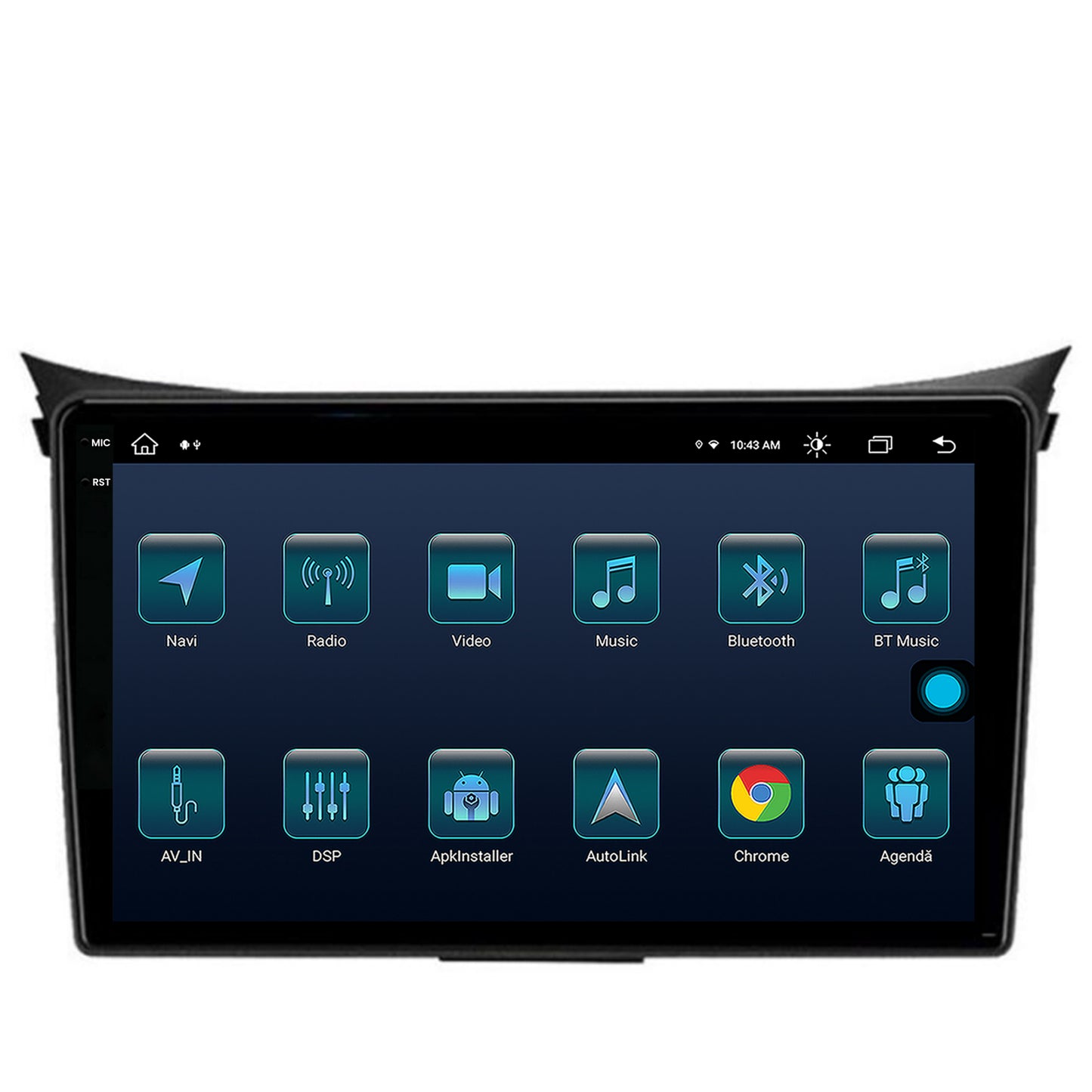 Navigatie Hyundai I30 (2012-2016), Android, X-Octacore / 8GB RAM + 256GB ROM, 9.5 Inch - AD-BGX9008+AD-BGRKIT216V2